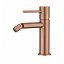 Grifo de bidet monomando Monza oro rosa cepillado de Imex